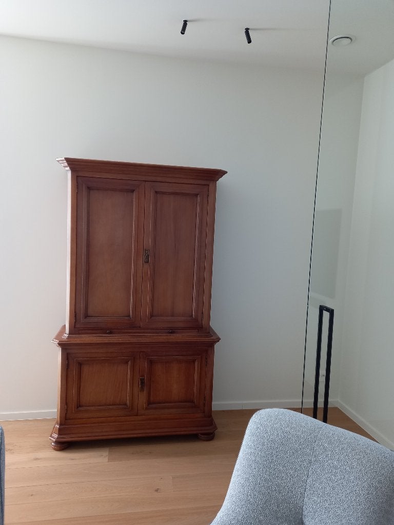 barkast in kerselaar, Huis en Inrichting, Kasten | Dressoirs, Gebruikt, 25 tot 50 cm, Met deur(en), Met plank(en), Kersenhout