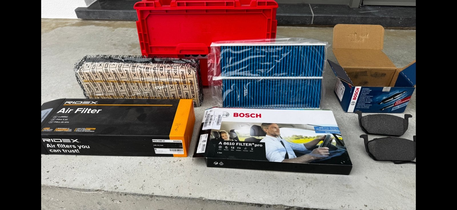 Filtre + Plaquettes de frein, Autos : Pièces & Accessoires, Enlèvement
