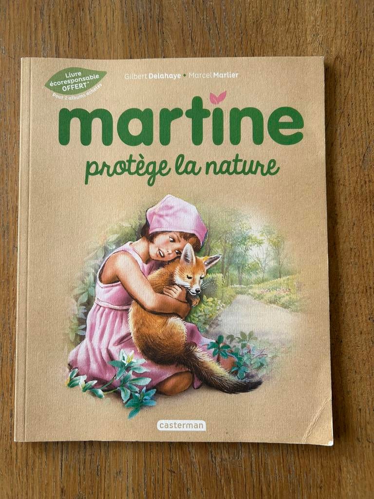 Martine protège la nature - kinderboek franstalig, Ophalen of Verzenden, Zo goed als nieuw, Fictie algemeen