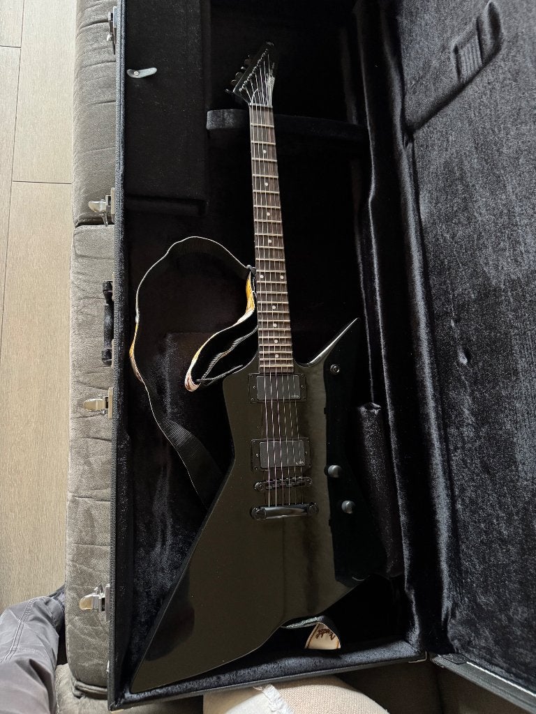Gitaarset Harley Benton Explorer en versterker Fame, Musique & Instruments, Enlèvement, Comme neuf, Avec ampli