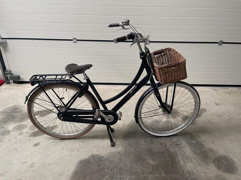 Damesfiets, Fietsen en Brommers, Ophalen, Gebruikt, Versnellingen, 56 cm of meer