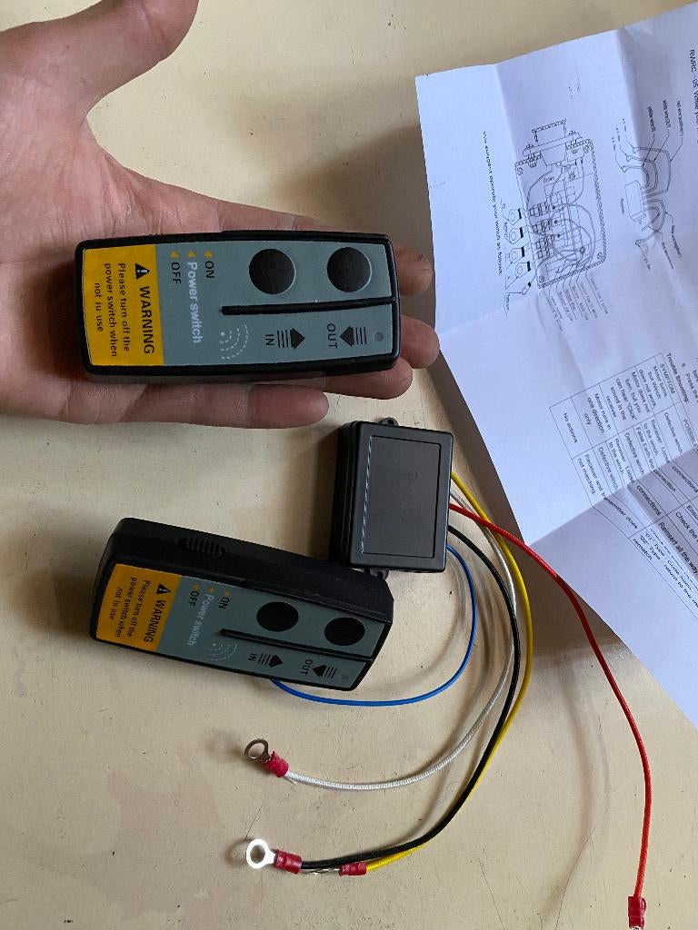 Afstandsbediening Zender & Ontvanger KIPPER TRAILER WINCH, Ophalen of Verzenden, Nieuw