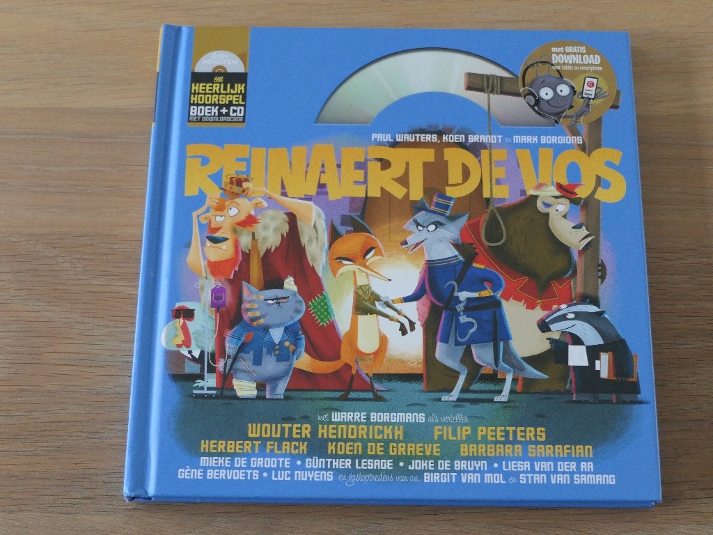 Luisterboek 'Reinaert De Vos', Boeken, Luisterboeken, Mark Borgions, Kind, Cd, Ophalen of Verzenden