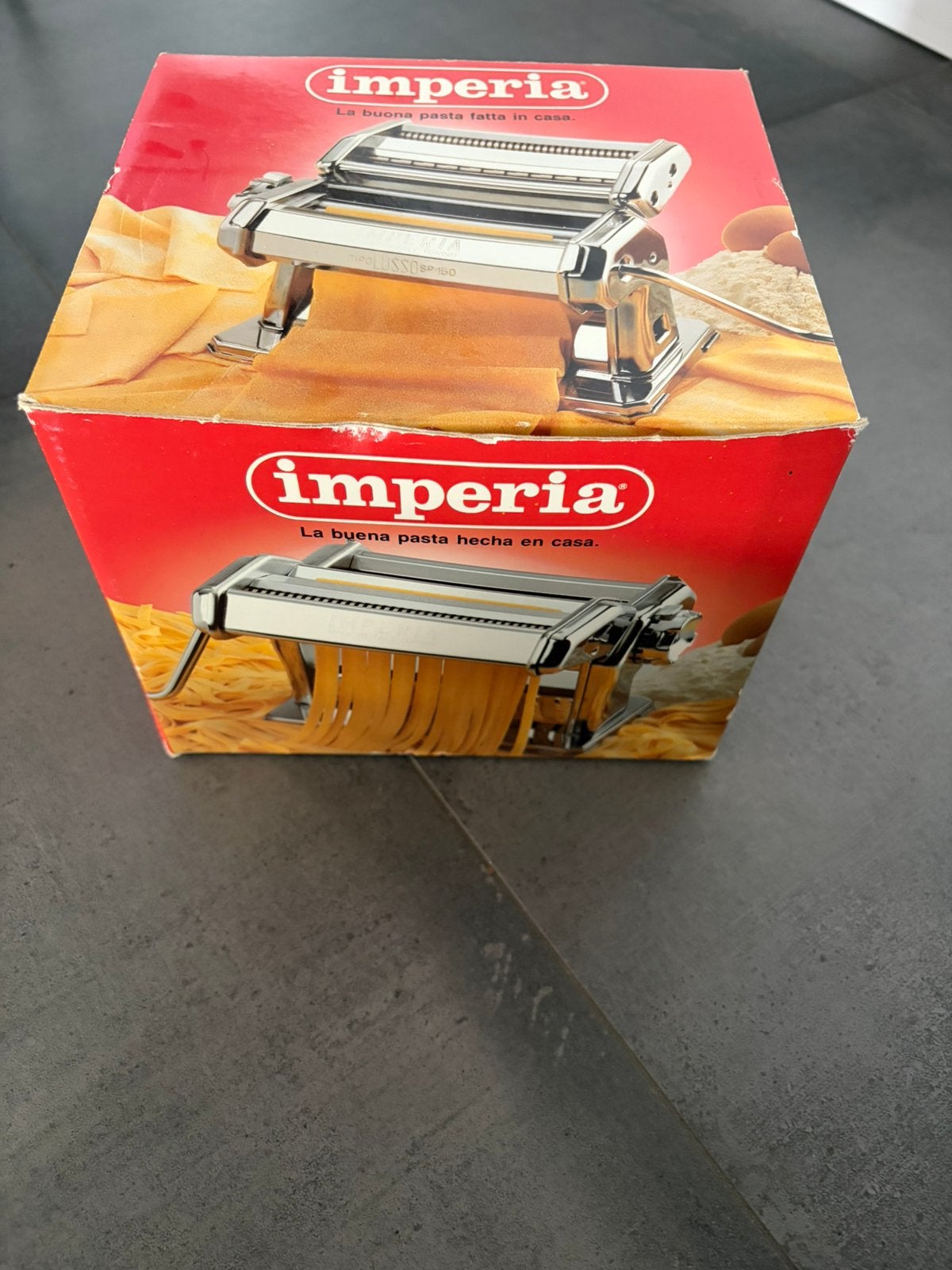 Imperia - Pastamachine, Ophalen of Verzenden, Zo goed als nieuw, Metaal, Pastamachine