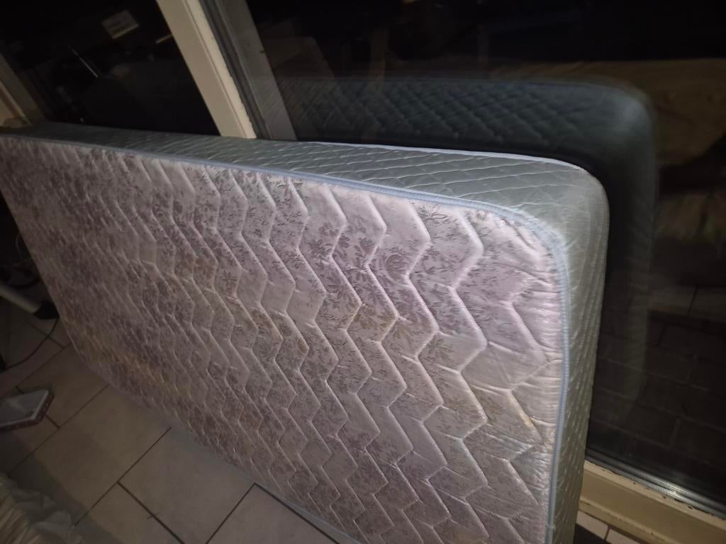 Polypreen matras 90200, Maison & Meubles, Chambre à coucher | Lits boxsprings, 90 cm, Enlèvement, Crème, Une personne