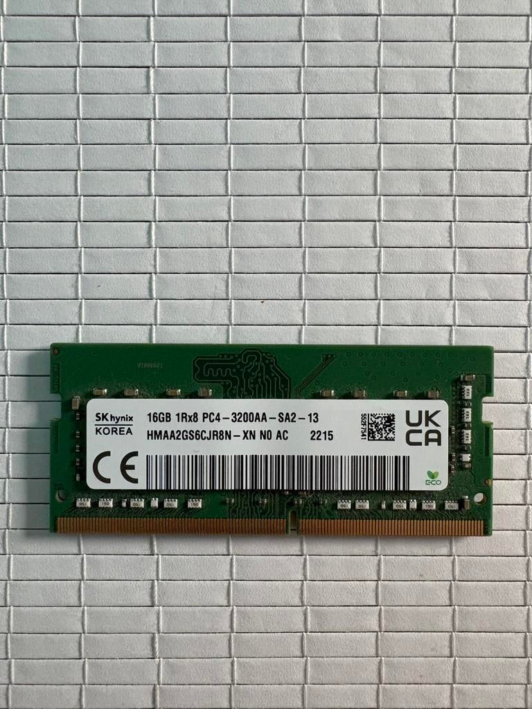 16 gb ram ddr4 3200 MHz sodimm, Informatique & Logiciels, DDR4, Comme neuf, Enlèvement, 16 GB