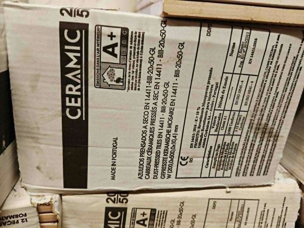 10 dozen keramische wandtegels 20x50 cm – KREA CAMEL, Doe-het-zelf en Bouw, Tegels, Ophalen, 40 tot 60 cm, Nieuw, 10 m² of meer