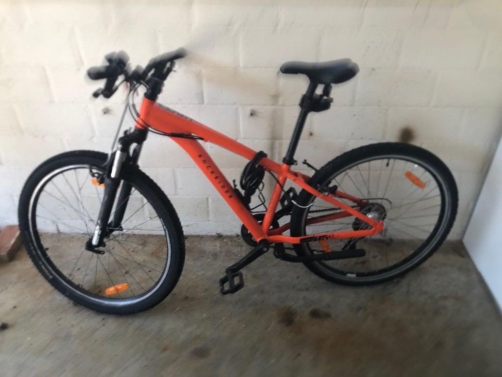 Mountainbike, Gebruikt, Velgrem, Versnellingen, Rockrider (Decathlon)