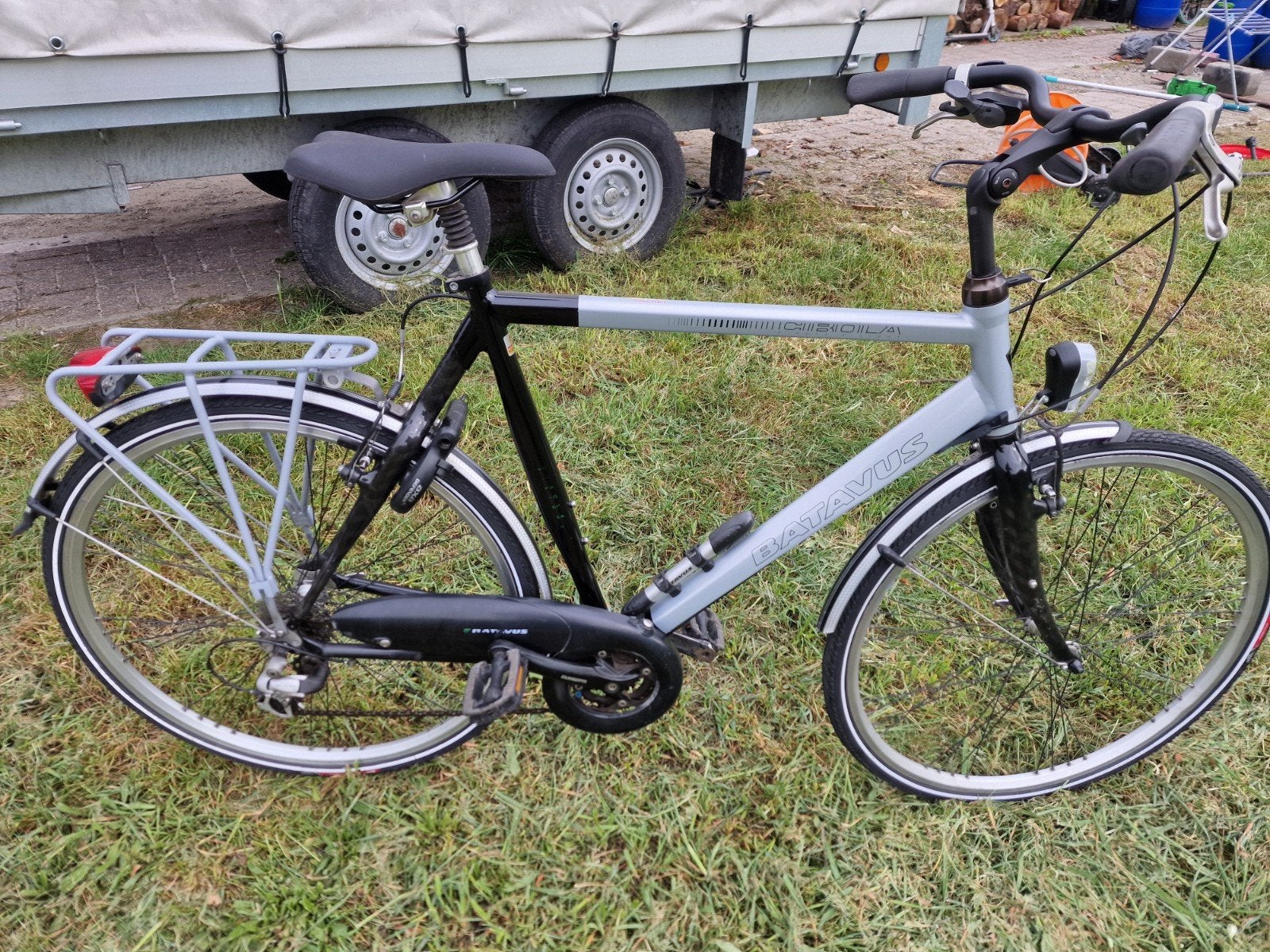 Herenfiets batavus jakima x licht 28" 57 cm, Ophalen, 28 inch, Gebruikt, Velgrem