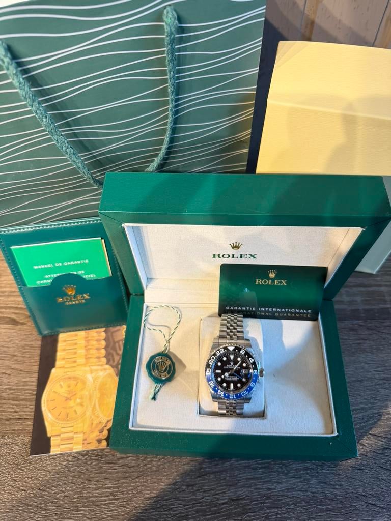 Rolex GMT Master II Batman, Ophalen of Verzenden, Polshorloge