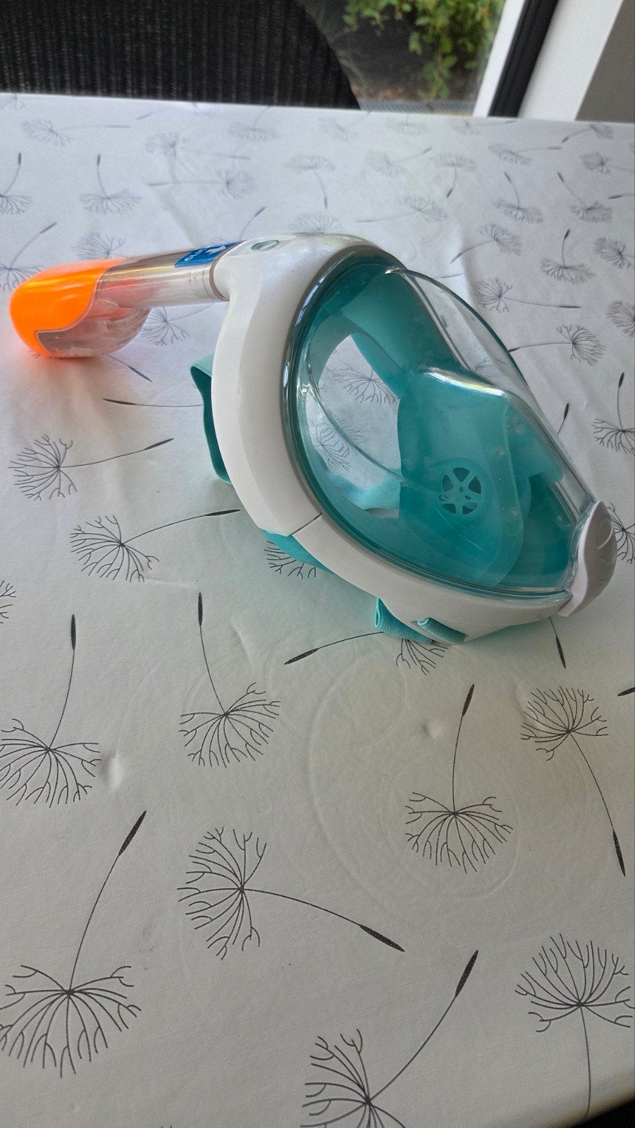 Snorkelmasker, Ophalen