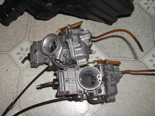Yamaha TZR250R 3MA5 originele set carburateurs, Motos, Enlèvement ou Envoi, Utilisé