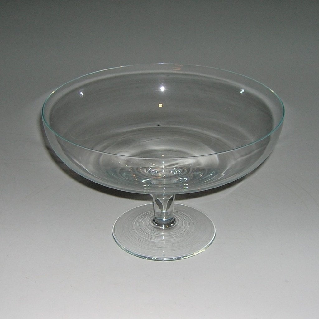 Glazen schaal op voet, Comme neuf, Verre, Enlèvement, Sur pied