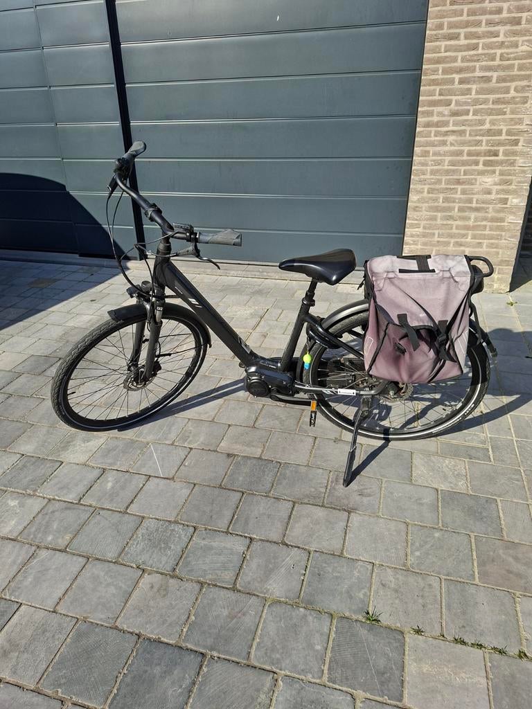 Giant entour E+ elektrische fiets zwart - maat S, Ophalen, Zo goed als nieuw, 50 km per accu of meer, Giant