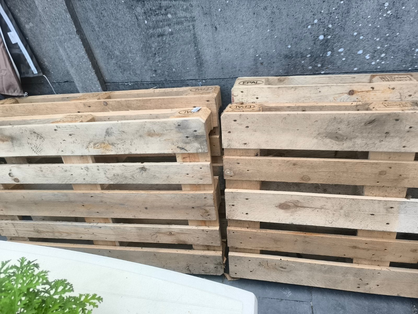 euro paletten, Doe-het-zelf en Bouw, Hout en Planken, Ophalen, Zo goed als nieuw, Pallet