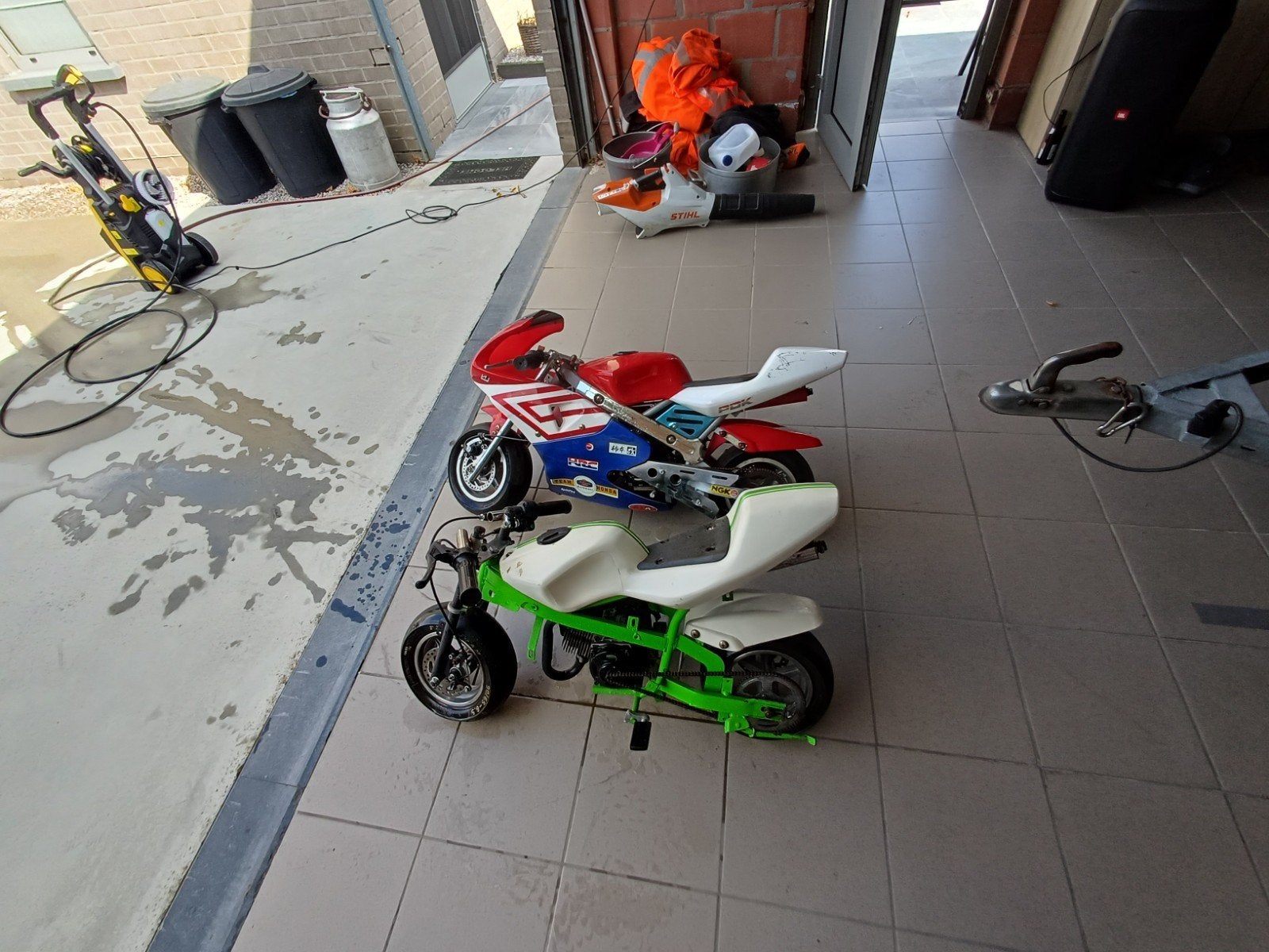 2 pocketbike, Kinderen en Baby's, Speelgoed | Buiten | Skelters, Ophalen