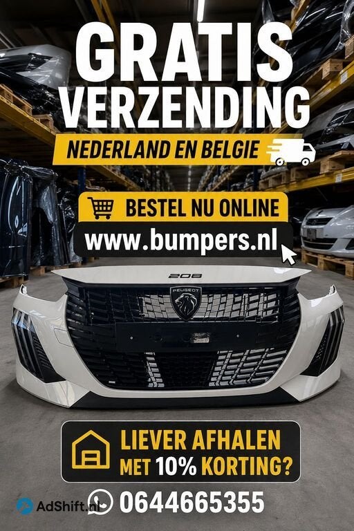 Bumper BMW 3 Serie E90 E91 2009-2012 LCI Facelift 5111714374, Auto-onderdelen, Bumper