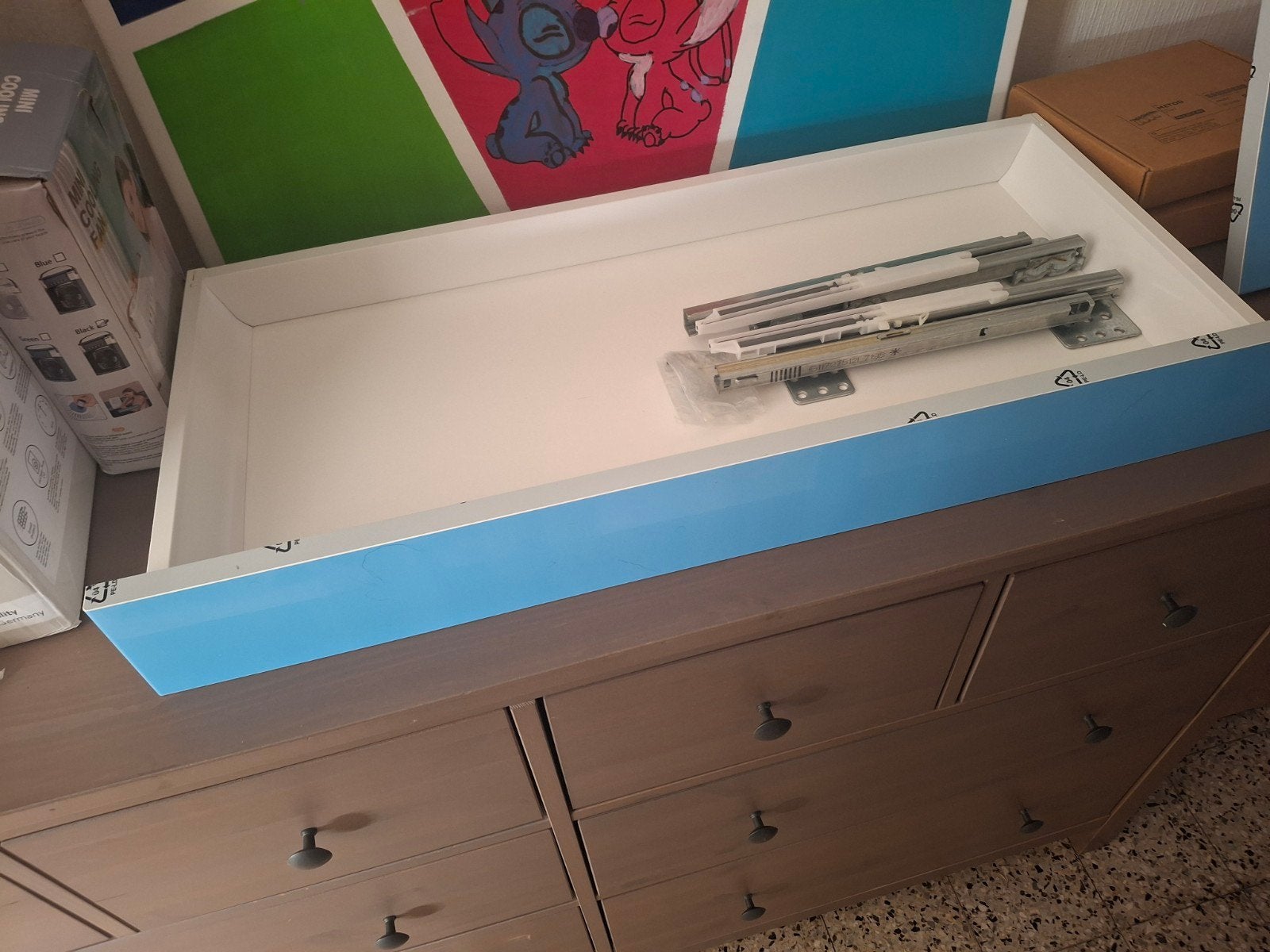 maximera ikea, Enlèvement