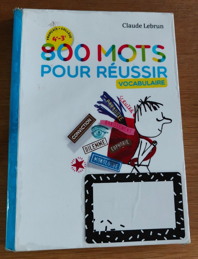 800 mots pour réussir, Claude Lebrun, Français, Comme neuf, Enlèvement