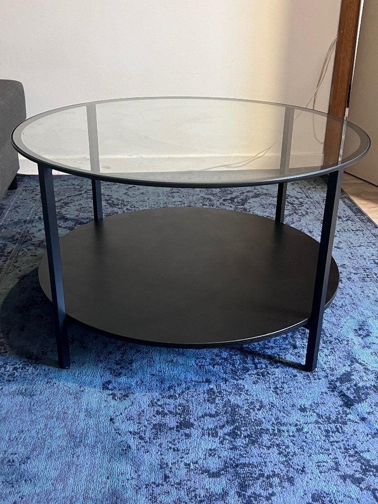 IKEA salontafel, Ophalen, 50 tot 100 cm, Rond, 50 tot 100 cm
