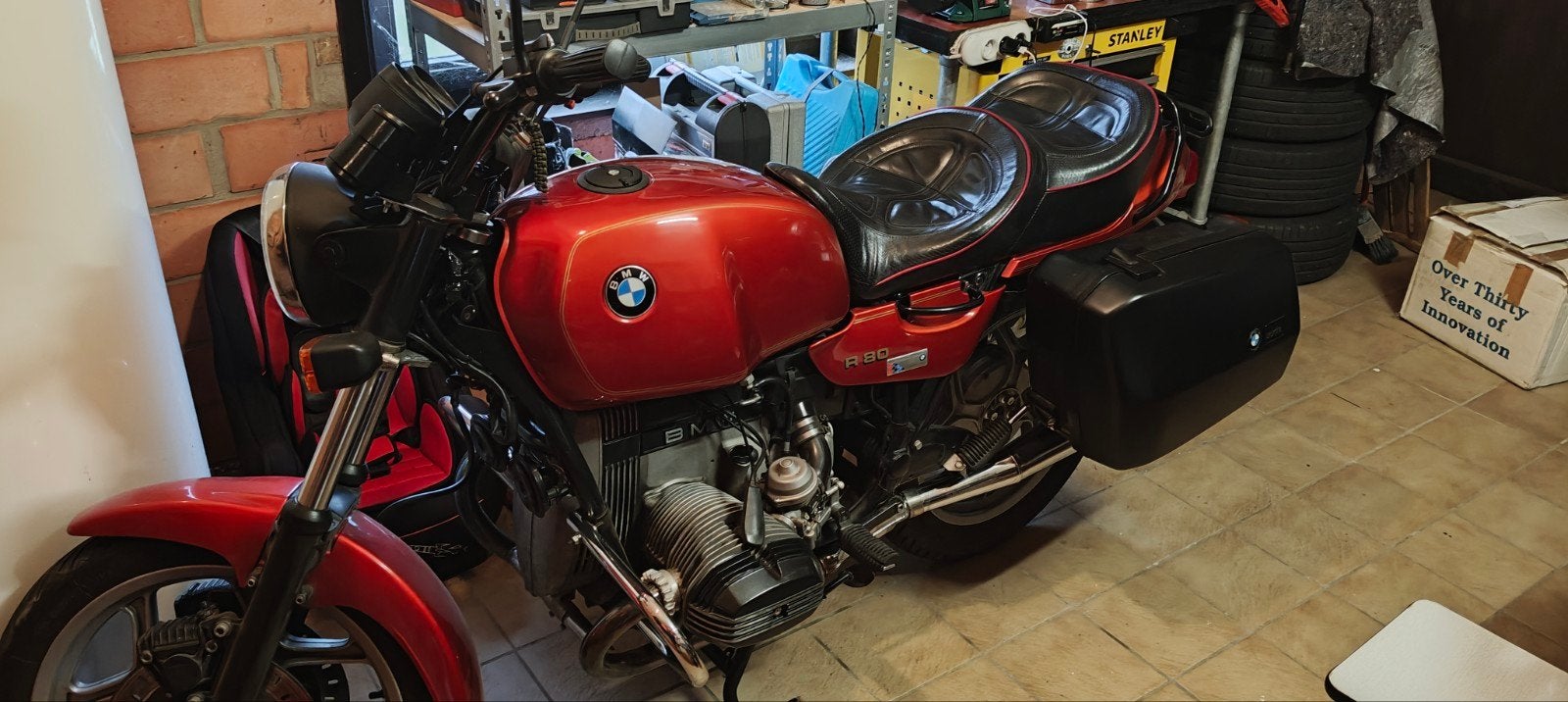 Bmw R80 monolever, Ophalen
