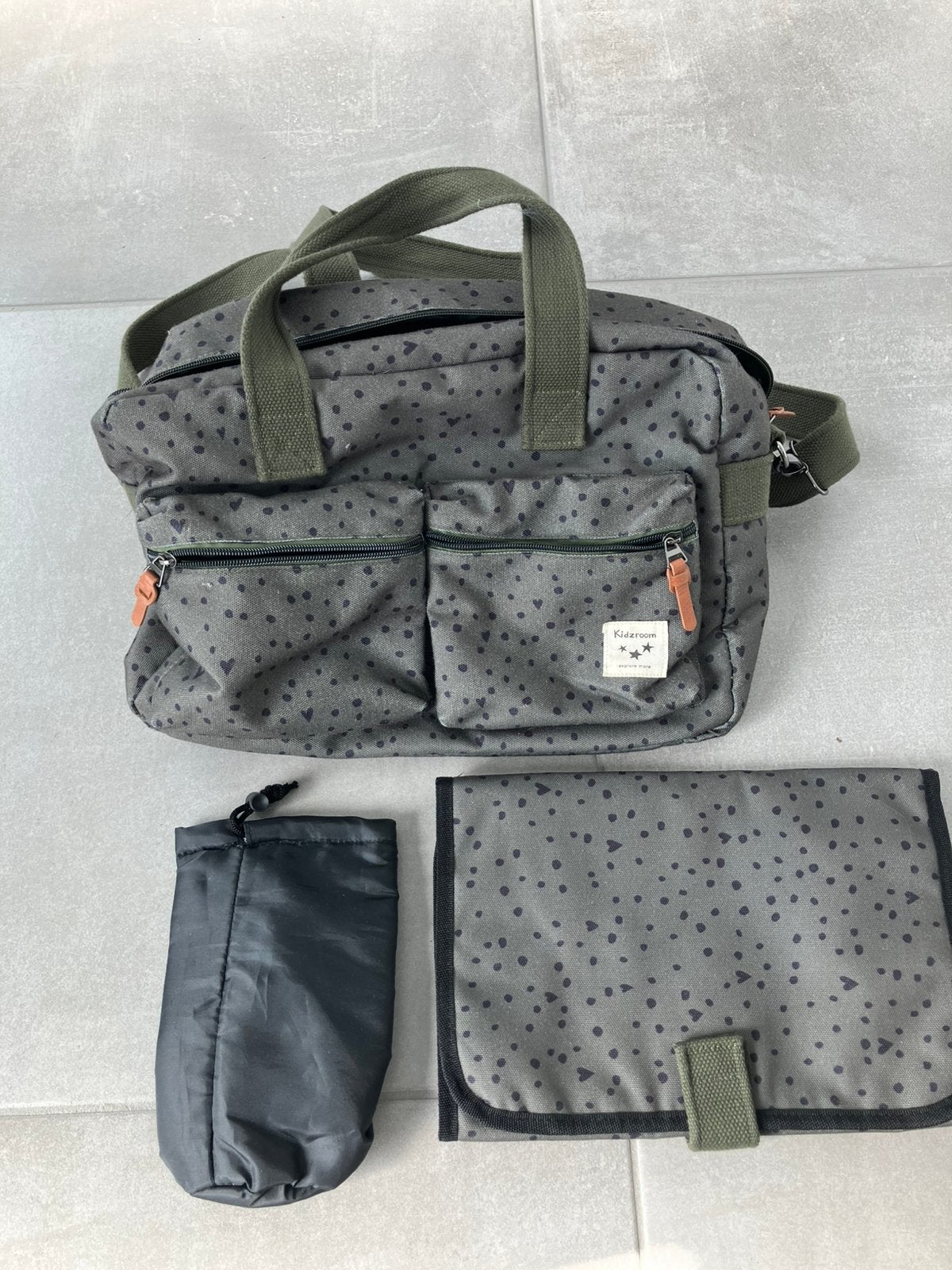 Verzorgingstas Kidzroom, Enfants & Bébés, Sac à langer bébé, Poches supplémentaires, Sac à langer, Kidzroom, Comme neuf