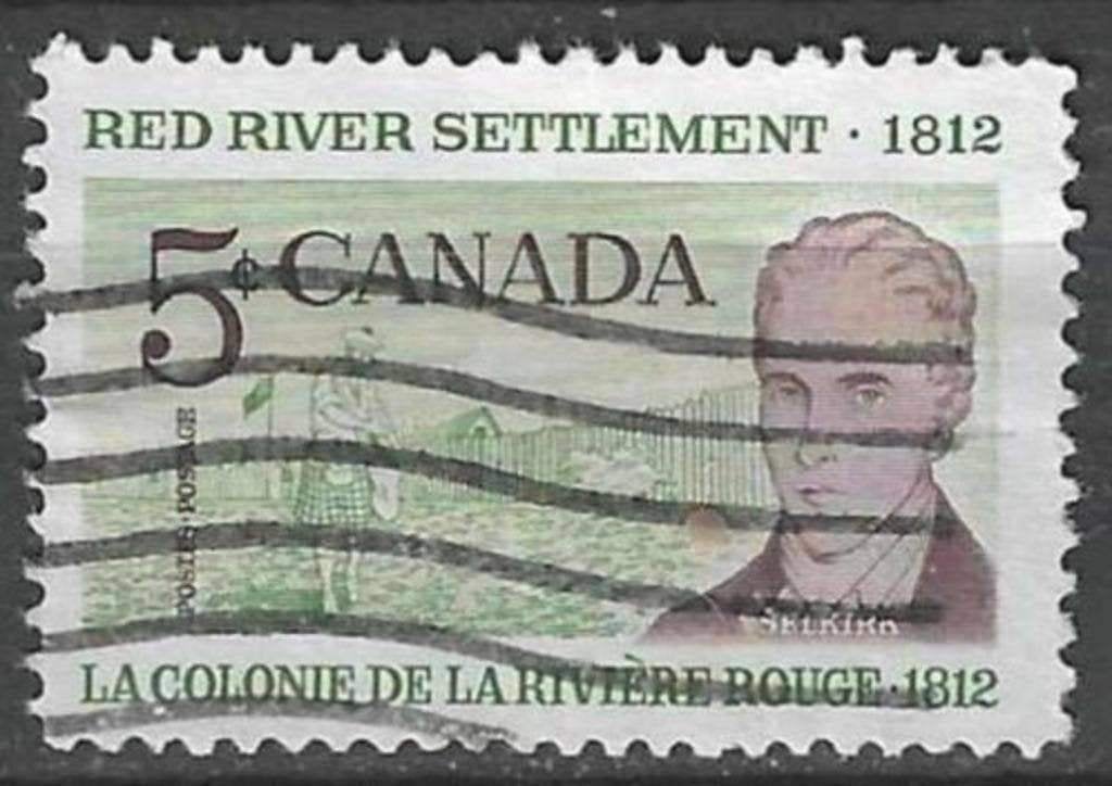 Canada 1962 - Yvert 324 - Colonie de la rivière ouge ( (ST), Envoi, Affranchi