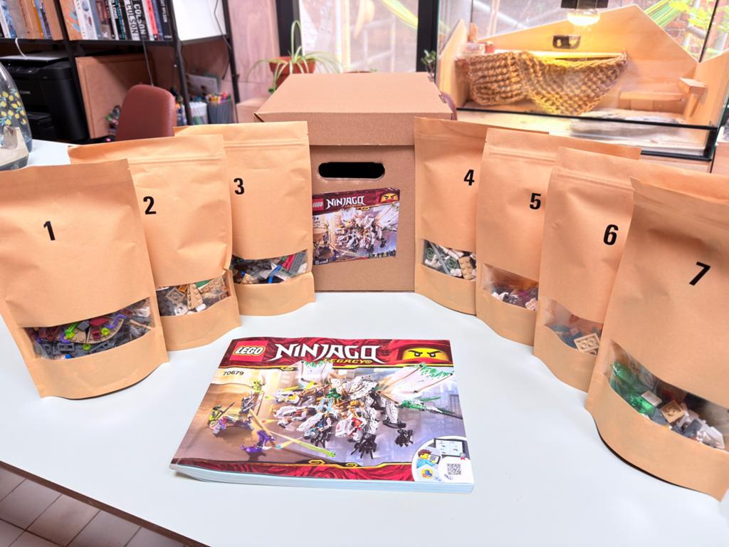 Lego Ninjago 70679 - volledig en uitgesorteerd, Enlèvement ou Envoi, Lego, Ensemble complet, Utilisé