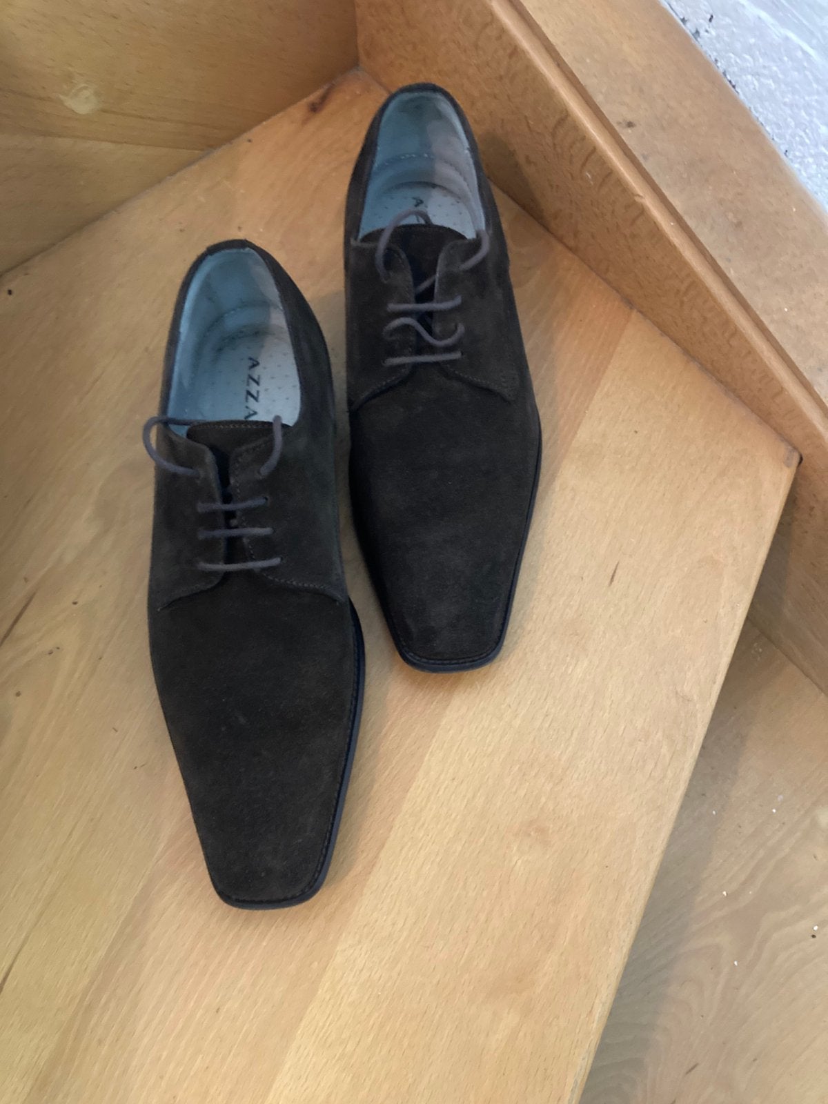 Chaussures AZZARO, Enlèvement ou Envoi, Comme neuf, Brun