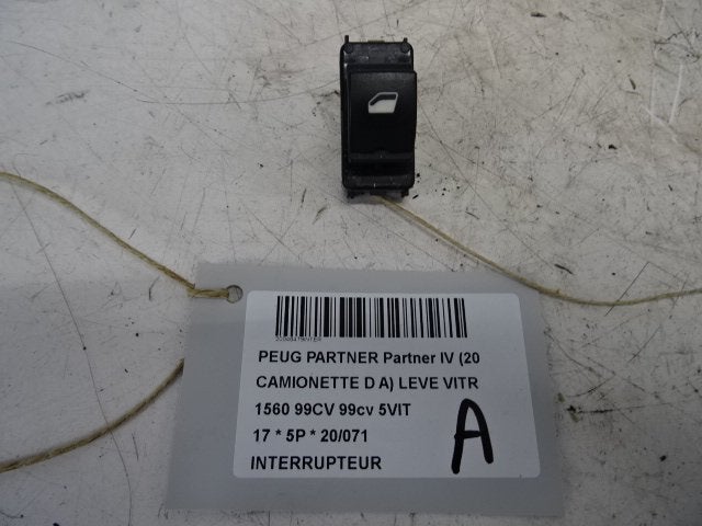 COMMUTATEUR Partner (GC / GF / GG / GJ / GK) (98044803ZD), Autos : Pièces & Accessoires, Utilisé, Peugeot