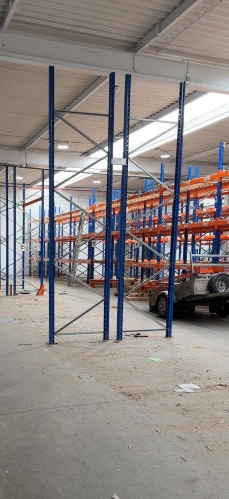 Ramada palletstelling – Complete set – 4,5 m hoog, Ophalen