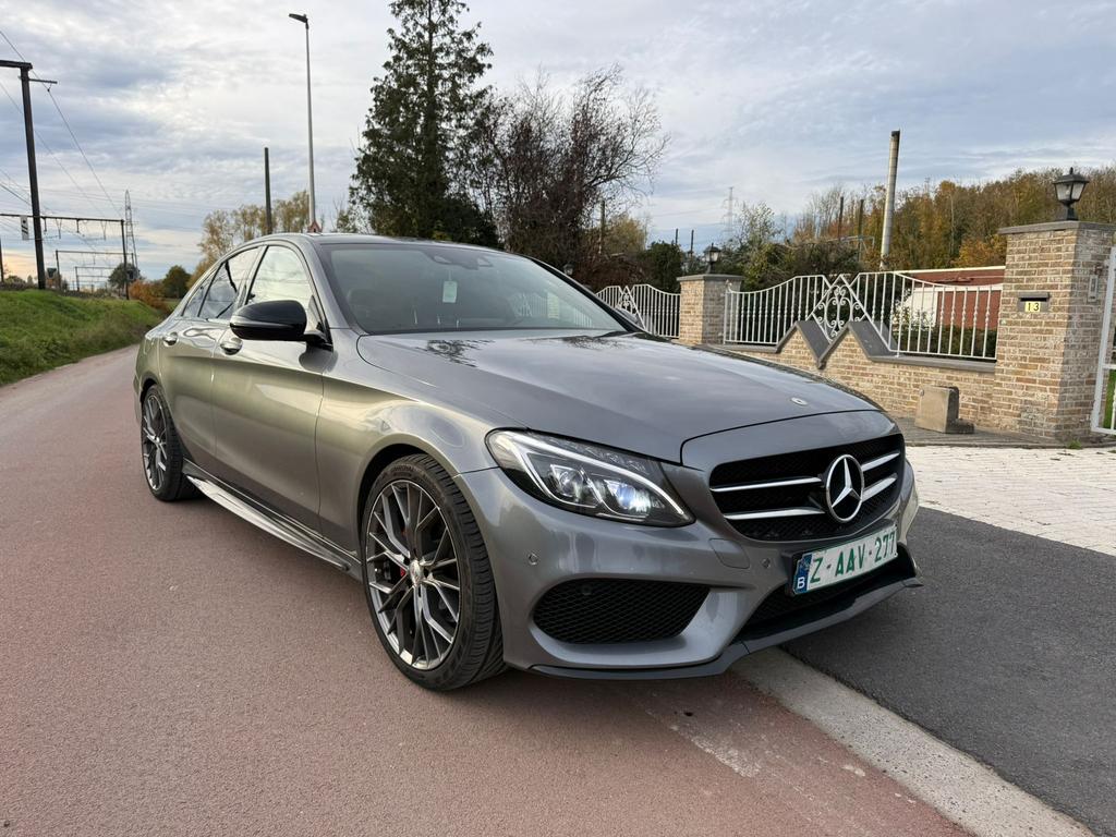 Mercedes C200 AMG PACK BRABUS 2018 PANORAMISCH Full OPTIES, Automaat, Euro 6, Leder, Berline