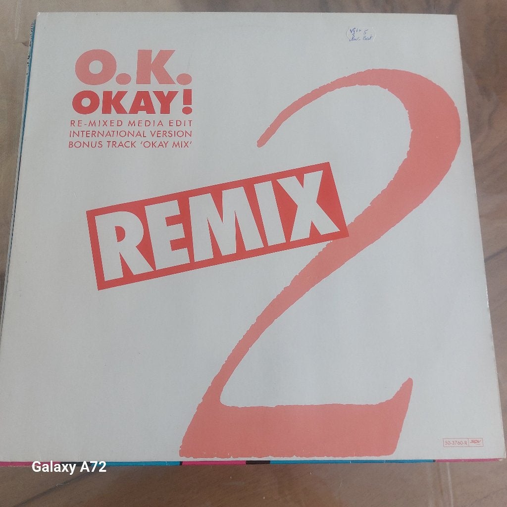 o.k. 2 remix 12 inch maxi, 12 pouces, Enlèvement ou Envoi, 1980 - 1989, Utilisé