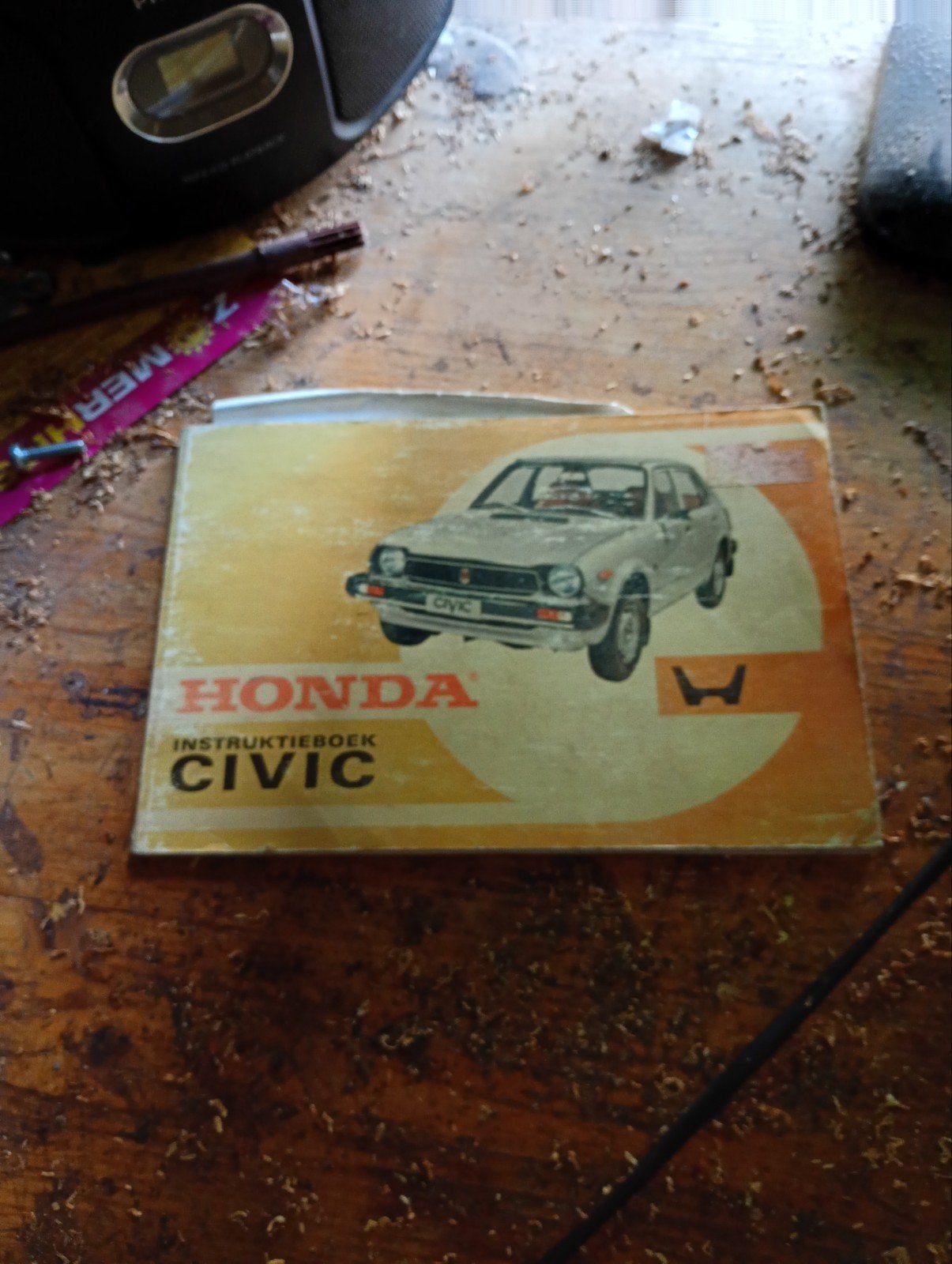 Nederlands talige in strikte boekje Honda Civic mk1, Ophalen of Verzenden