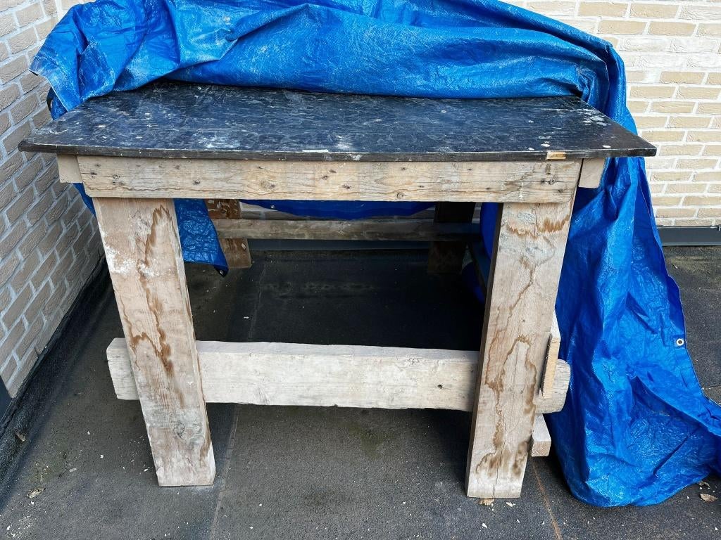 Werfkeet tafel, Doe-het-zelf en Bouw, Ophalen, Gebruikt