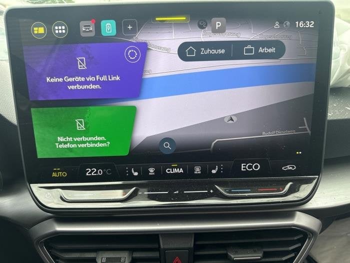 Navigatie Display van een Seat Leon, Gebruikt, -, -, Ophalen of Verzenden