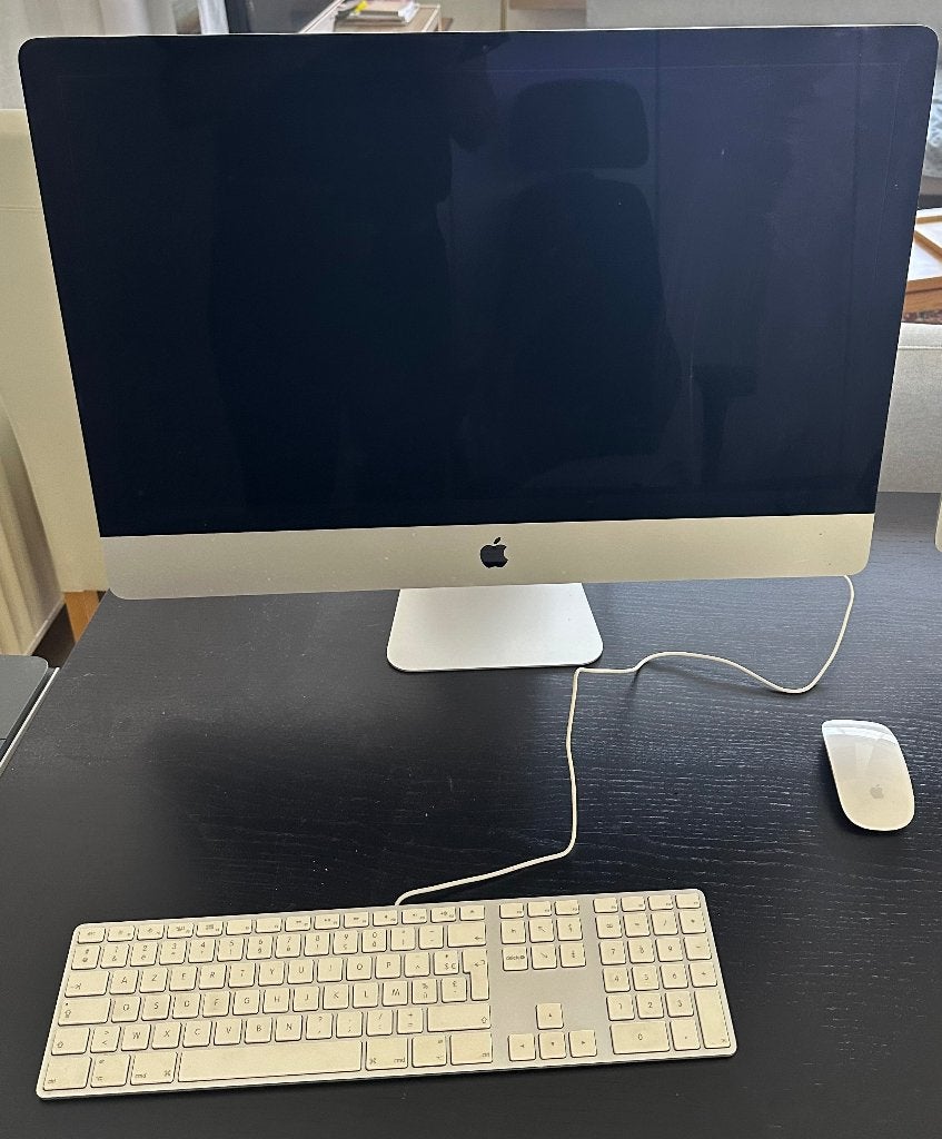 Apple iMac 27", fin 2013, i7, 3,5 GHz, Fusion Drive de 1 To, 8 GB, Utilisé, 1 TB, 27 inch