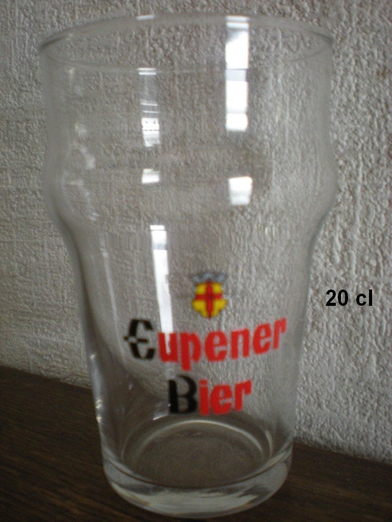 Eupener bier  20 cl, Collections, Marques de bière, Enlèvement ou Envoi, Neuf, Verre ou Verres