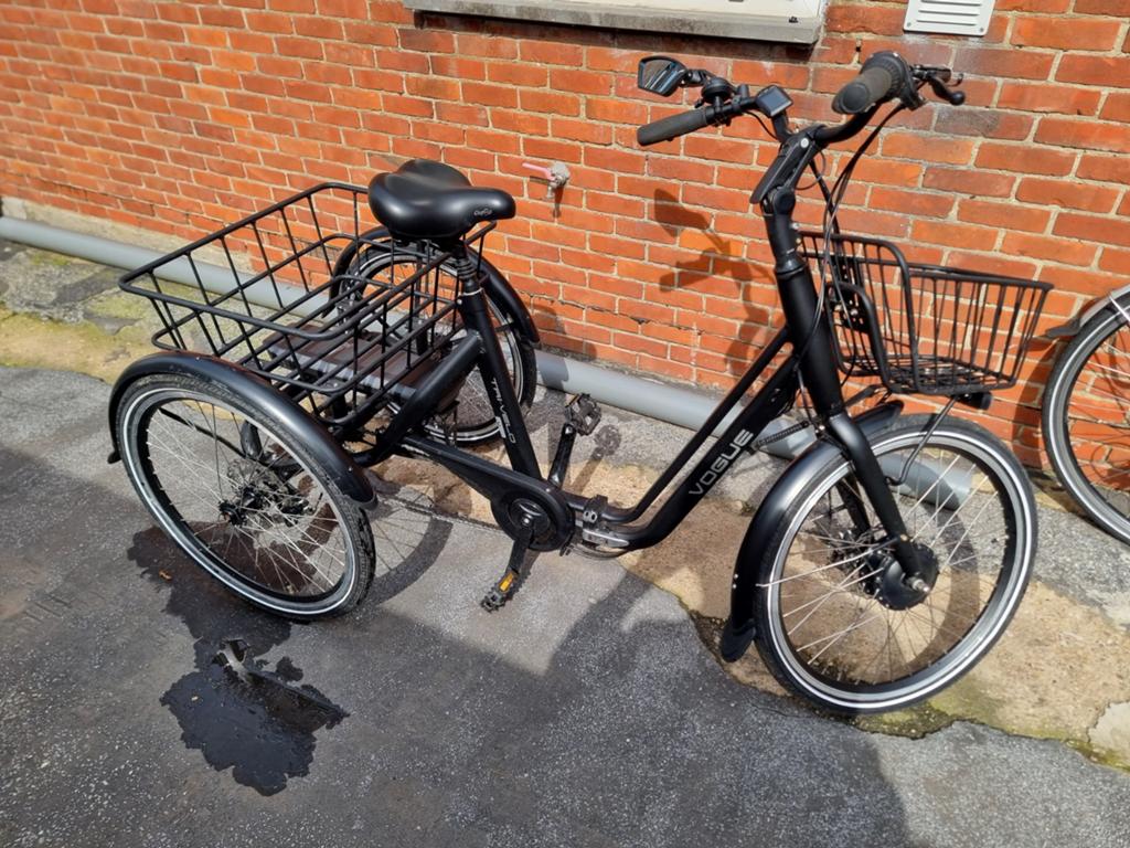 Tricycle électrique Vogue Tri-Tri-Velo, Enlèvement, Utilisé, Frein à disque, Vogue