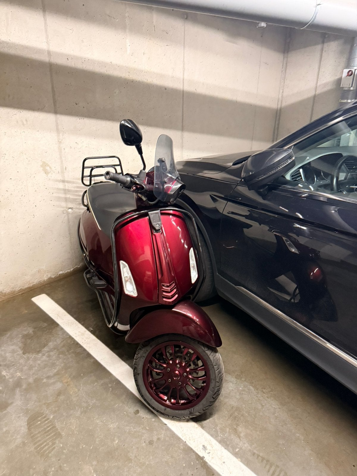Custom Vespa Sprint Full Option 2017 ( A klasse ), Ophalen, Zo goed als nieuw, Klasse A (25 km/u), Vespa S