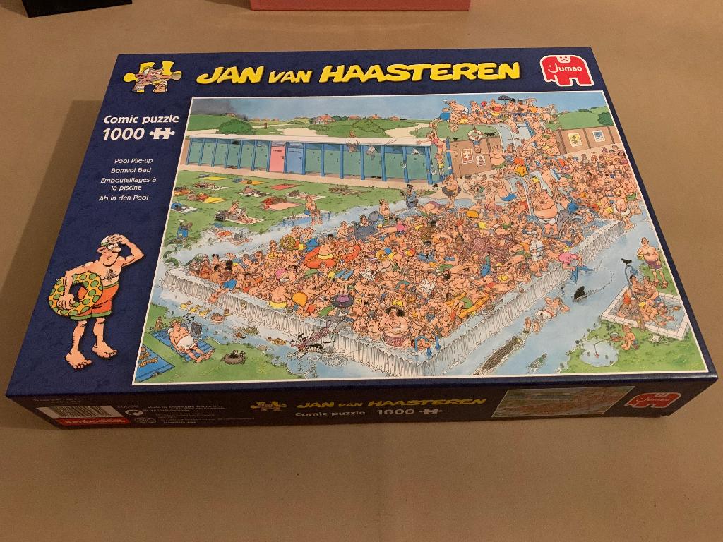 Jan van haasteren bomvol bad, Ophalen of Verzenden, 500 t/m 1500 stukjes, Zo goed als nieuw, Legpuzzel