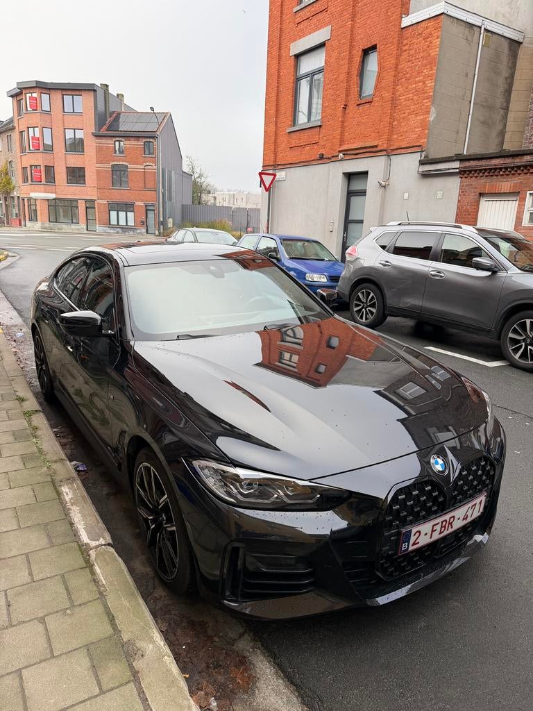 BMW 420i - Full option, Auto's, 1998 cc, Zwart, Bedrijf, 5 zetels