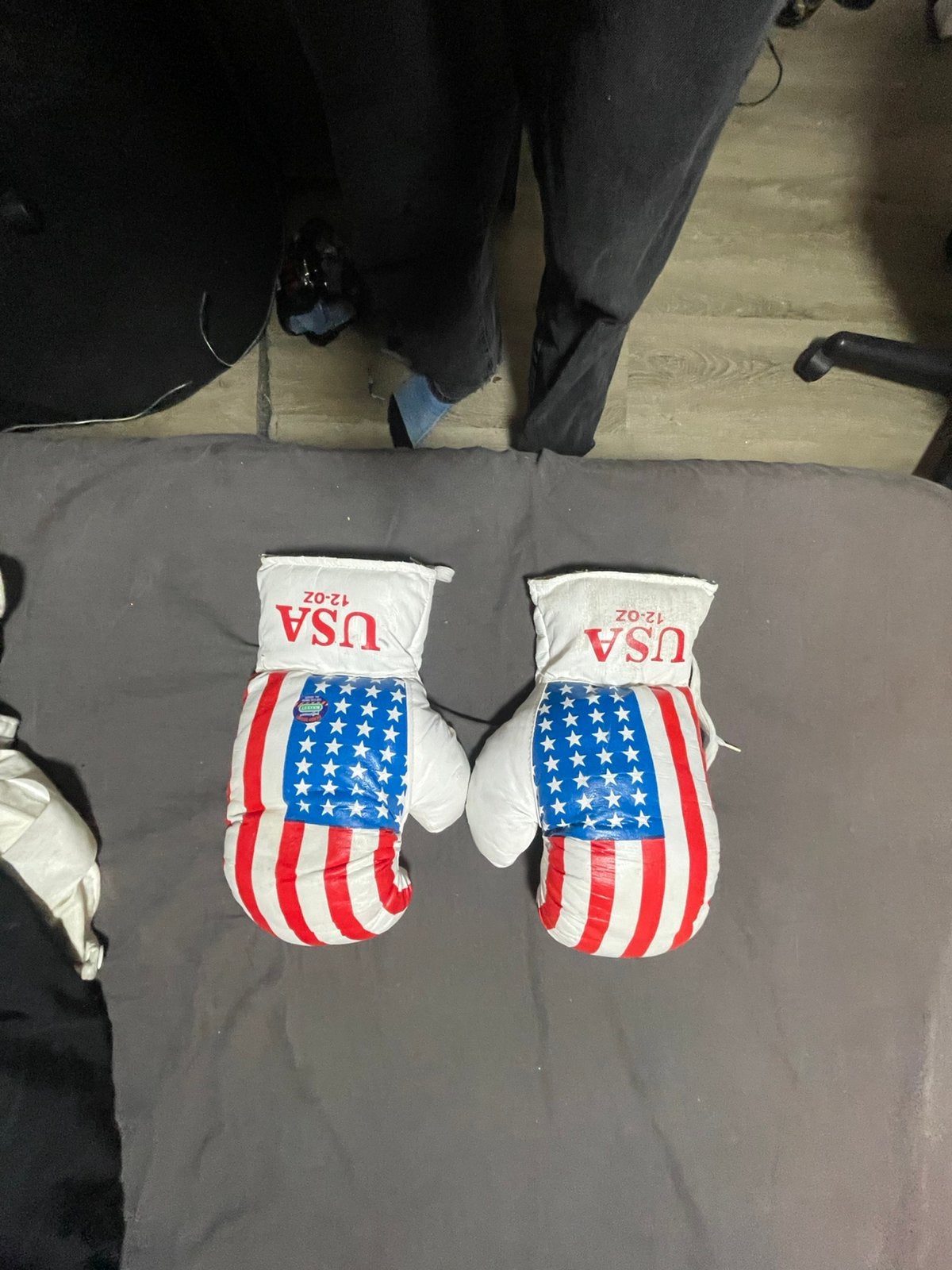 bokshandschoenen  usa (boksbal krijg je er gratis bij), Enlèvement, Punching-ball