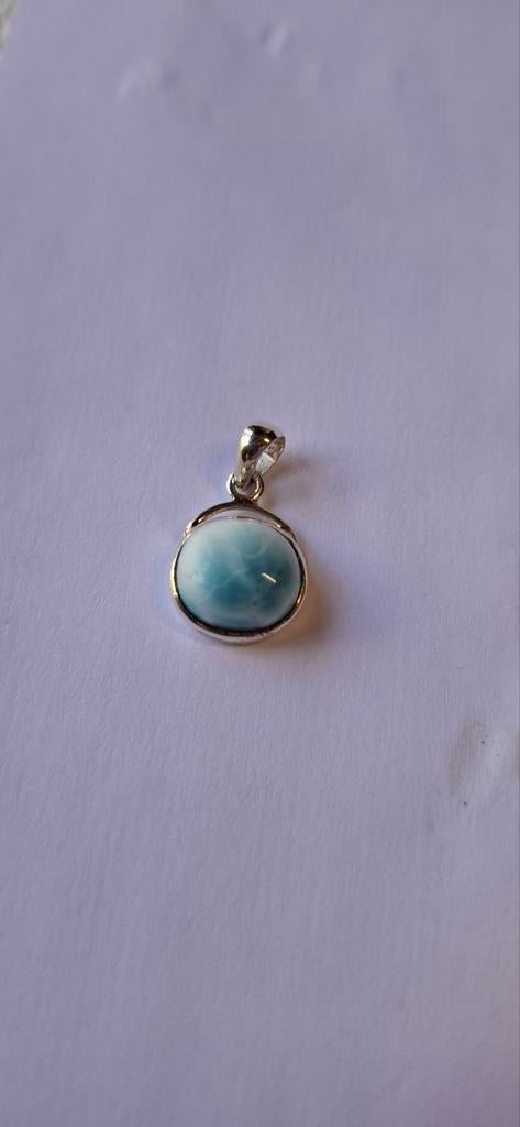 Nieuw Mooie zilveren hanger met Larimar ., Enlèvement ou Envoi