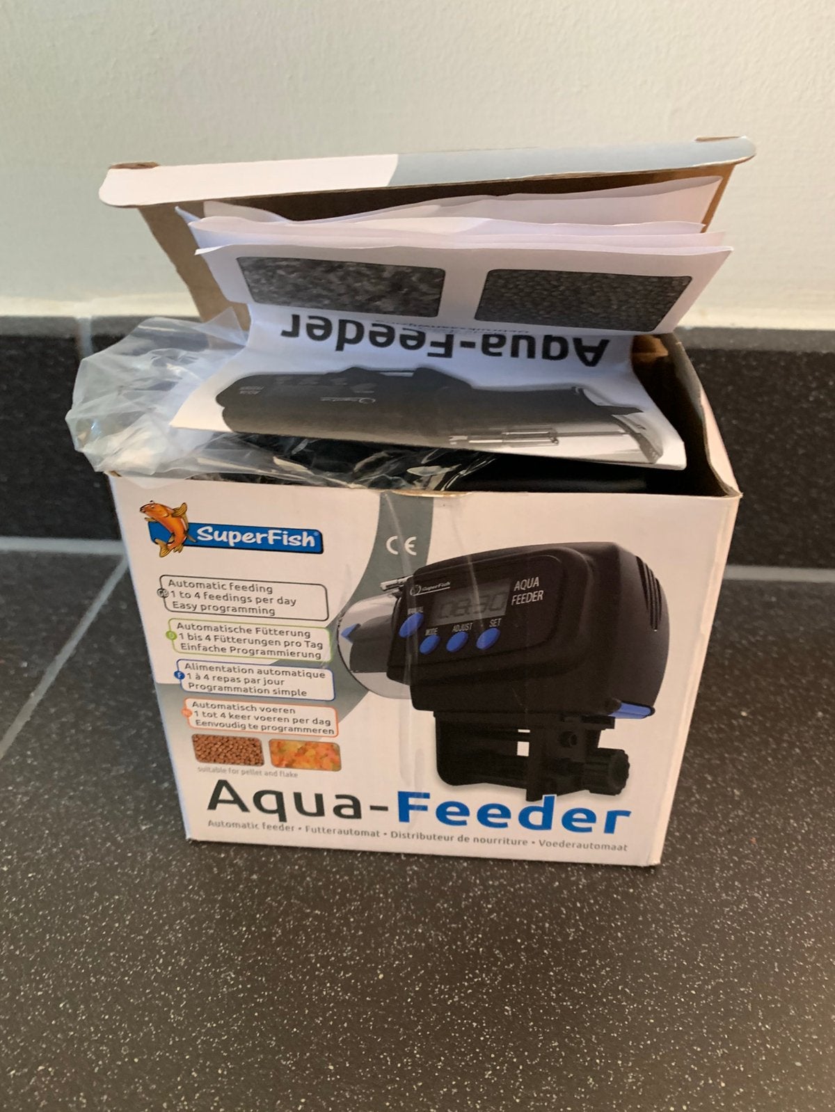 Automatische visvoerder, Dieren en Toebehoren, Ophalen, Overige typen, Zo goed als nieuw, Superfish