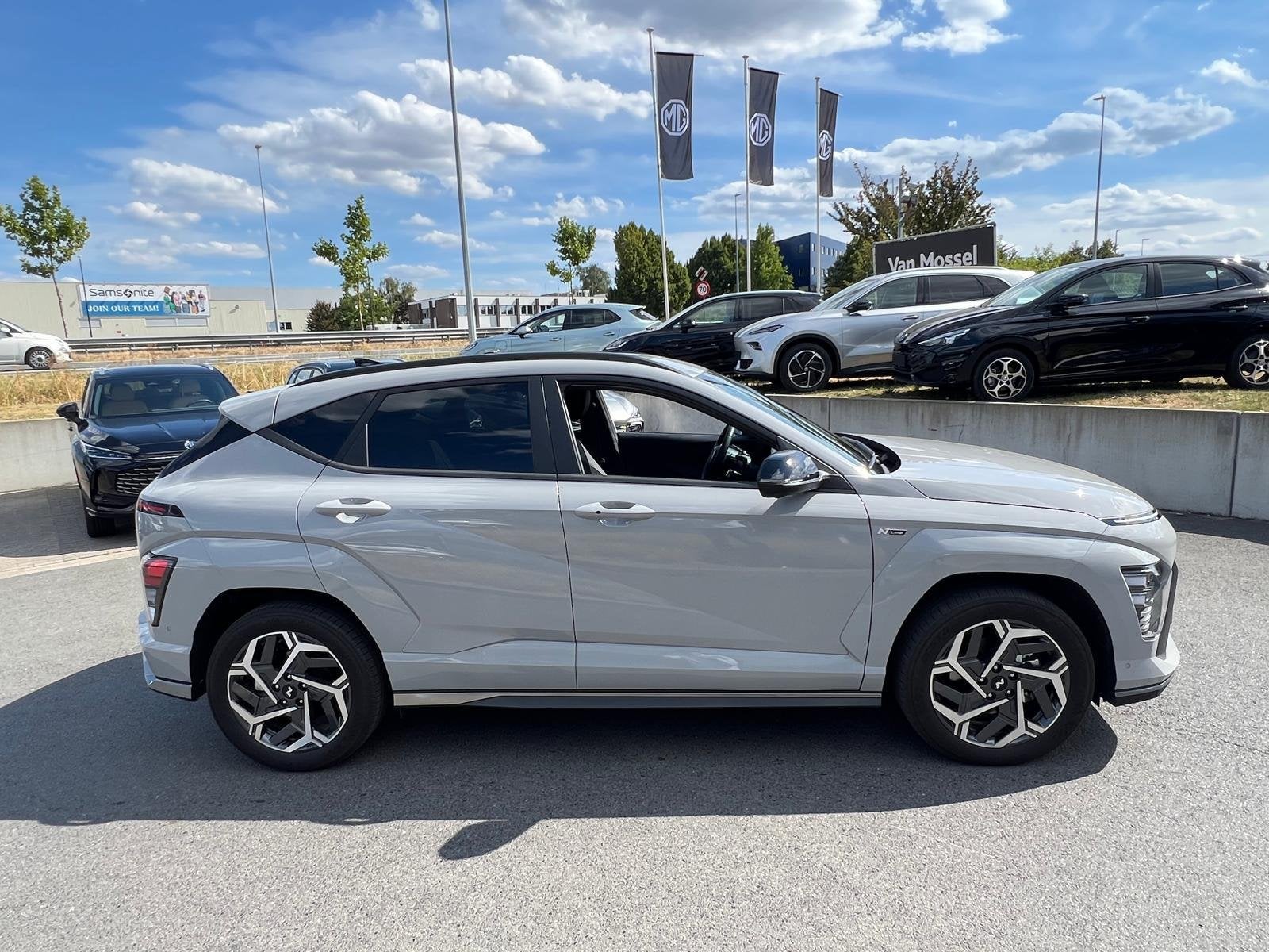 Hyundai KONA 1.6 GDi Hybrid Shine N-Line 6-DCT, Autos, Hyundai, Argent ou Gris, 139 ch, Entreprise, 102 kW