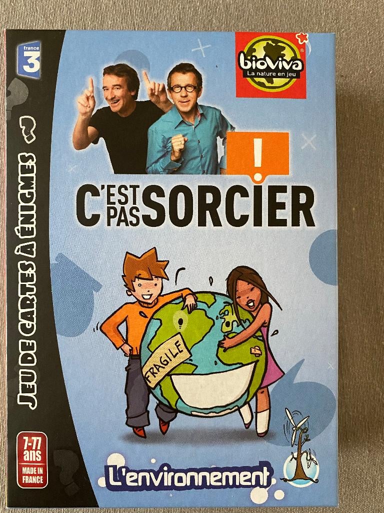 Jeu C'est pas sorcier l'environnement, Hobby & Loisirs créatifs, Trois ou quatre joueurs, Enlèvement ou Envoi, Comme neuf, Bioviva éditions