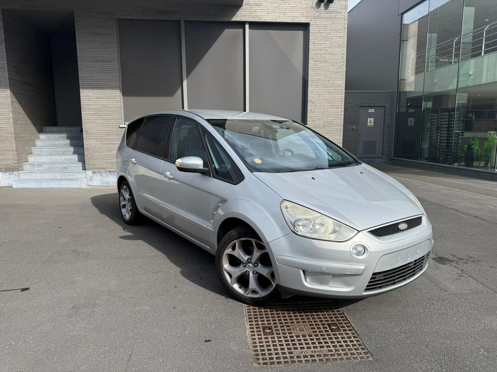 Ford S-Max  | 168 000 km | Excellent état !, Autos, Ford, Cuir, Argent ou Gris, 4 portes, Entreprise