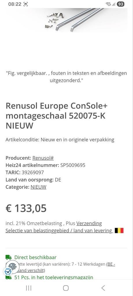 Zonnepaneelbakken te koop, Doe-het-zelf en Bouw, Zonnepanelen en Toebehoren, Ophalen