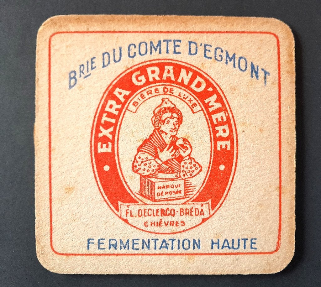 Brasserie du Comte d'Egmont Chièvres Extra Grand Mère, Envoi, Utilisé, Sous-bock, Autres marques